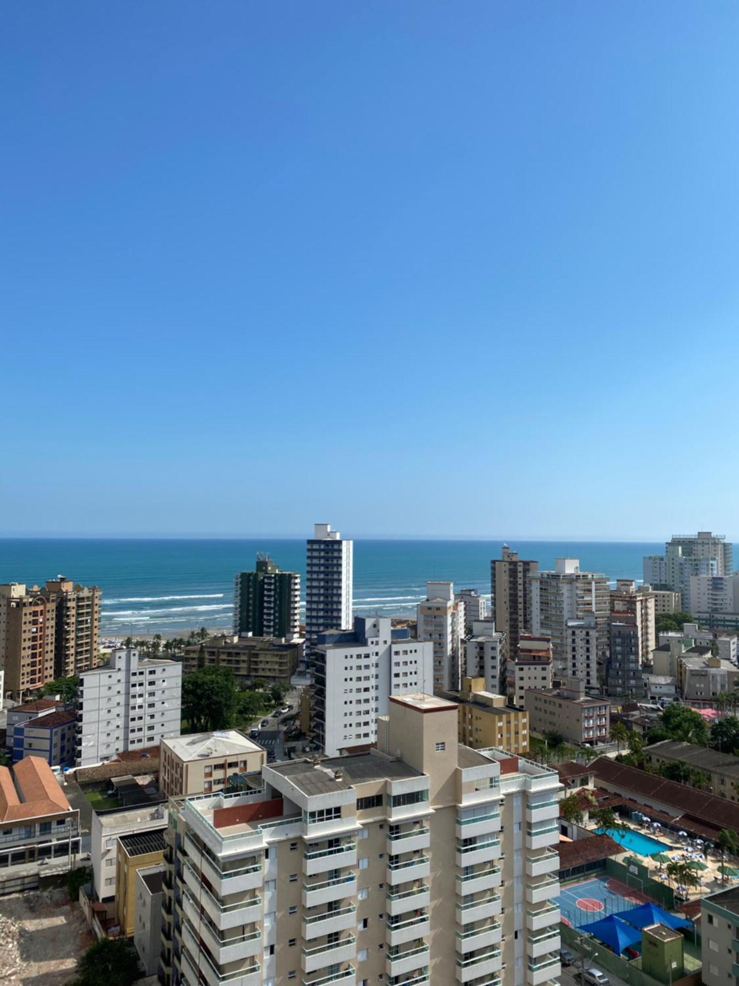 Apto Com Lazer Completo, Piscina, Ar, Mercadinho E Pet Friendly A 1 Min Da Praia Praia Grande (Santos) Exterior foto