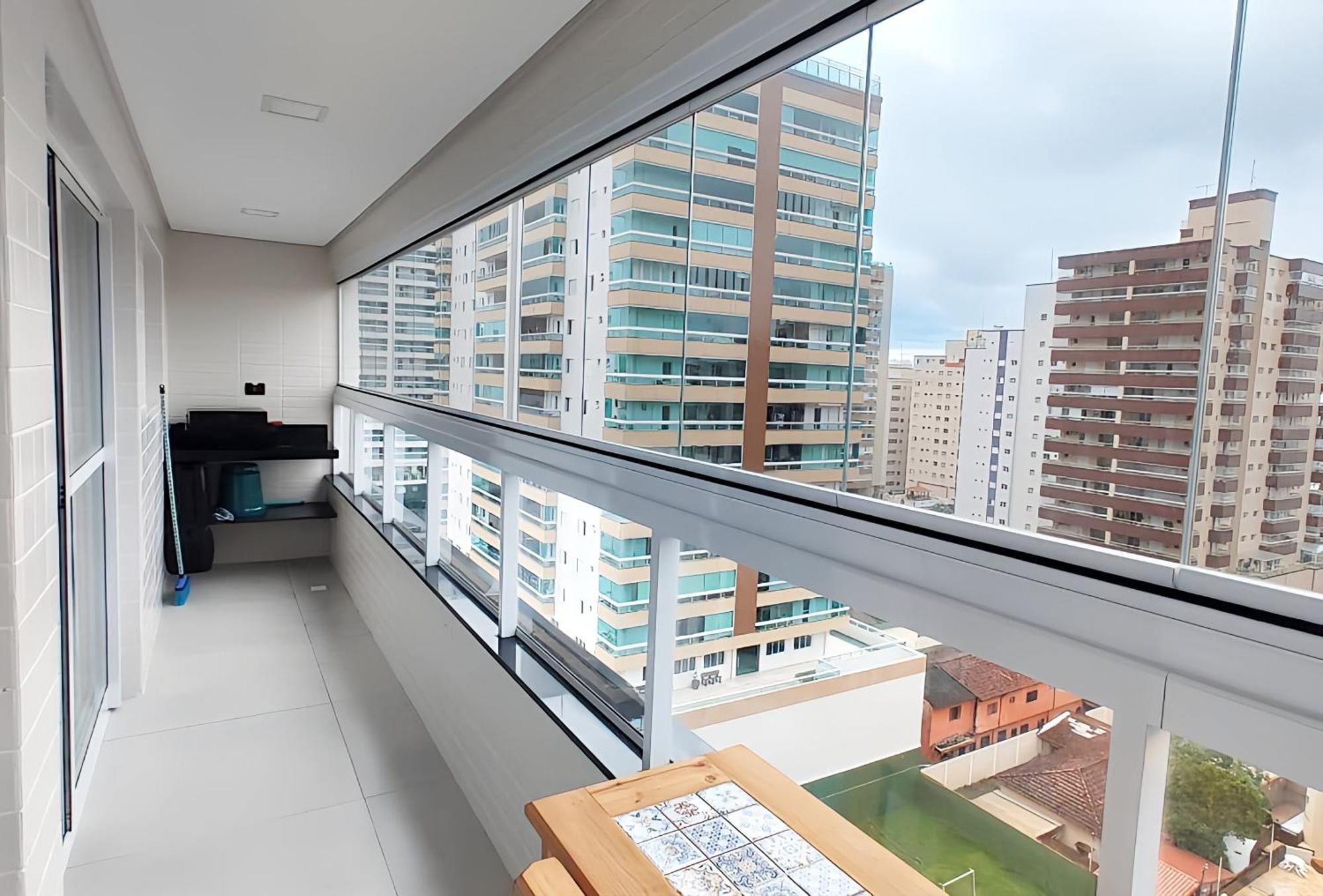 Apto Com Lazer Completo, Piscina, Ar, Mercadinho E Pet Friendly A 1 Min Da Praia Praia Grande (Santos) Exterior foto